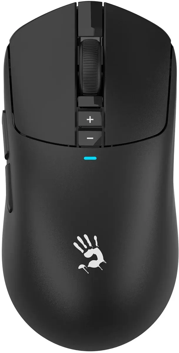 Мышь игровая беспроводная Bloody R72Pro Duo BLACK <док станция, 2,4GHz+USB, 26000CPI, 1000Hz, 80H>