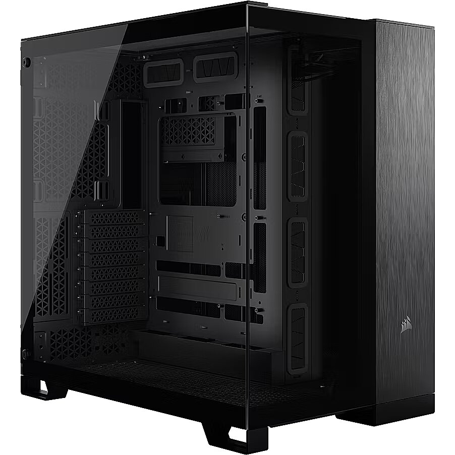 Корпус Corsair 6500X Tempered Glass Mid-Tower, Black/Obsidian Aluminum/CC-9011283-WW 