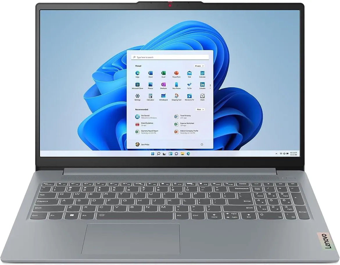 LENOVO IdealPad Slim 3 15ABR8/ Ryzen 5 5625U/ 8 Gb/ 512 NVMe/ 15.6" FHD/ DOS/ 82XM0116IN