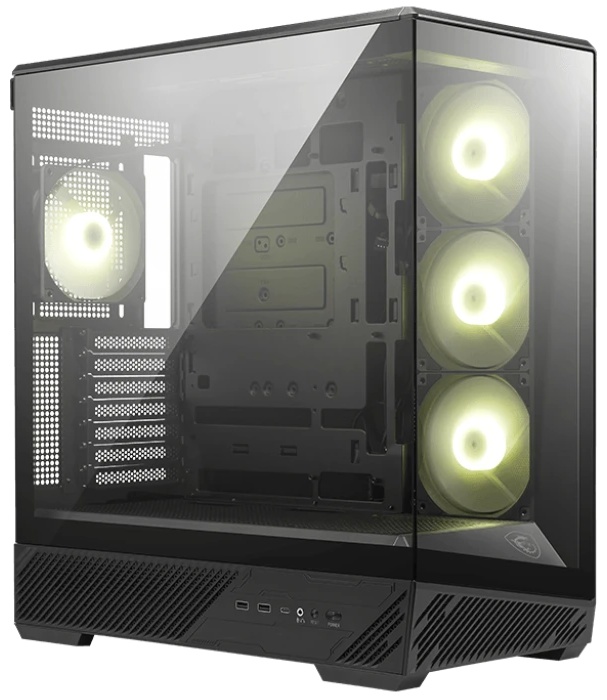 Компьютерный корпус MSI MAG PANO 130R PZ ATX/mATX/ITX, Back-connect:ATX/mATX Type-C Черный