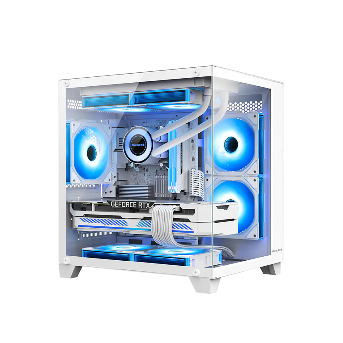 i5-12400F/ Colorful H610M/ CR-1000 EVO W/ 8 + 8 Gb DDR4/ 512 Gb NVMe/ RTX5060 8 Gb MSI/ S900 WH/ 750W