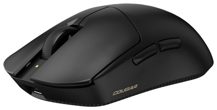 Мышь Cougar, Revenger Pro 4K, Игровая, Оптическая 26000 dpi, 7 кнопок, Беспроводная, USB, Чёрная