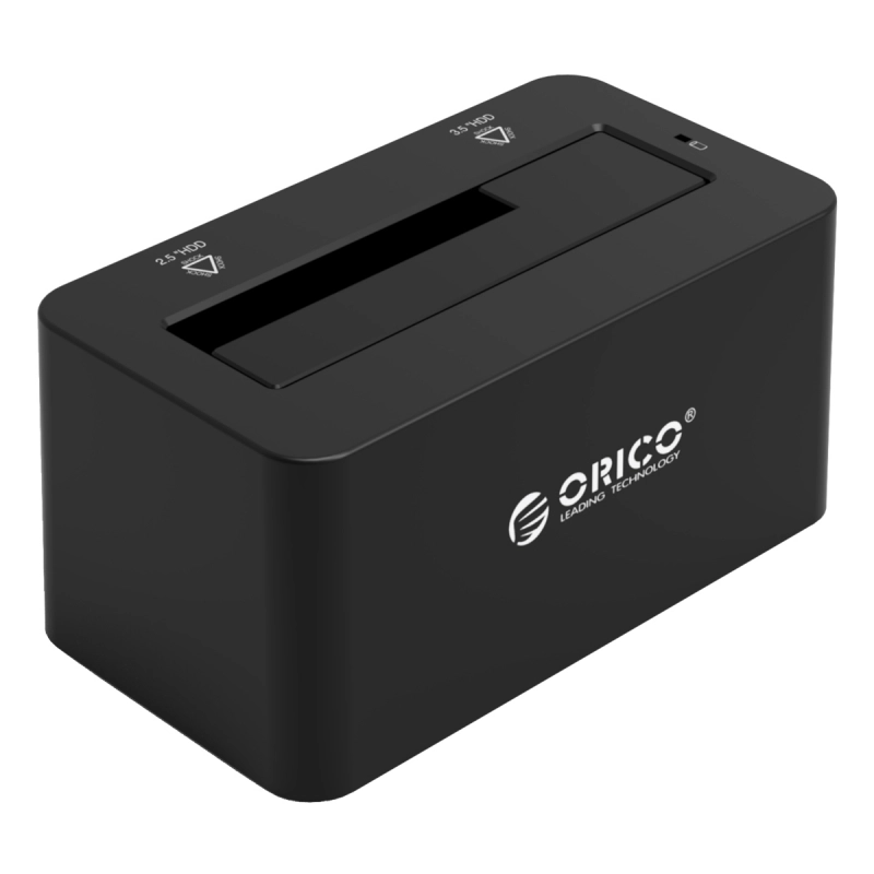 Док-станция HDD 2.5/3.5" ORICO 6619US3-V1-EU-BK-BP <USB3.0, SATA III,  кабель 1М>