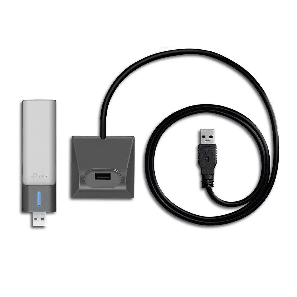 Сетевой адаптер беспроводной USB высокого усиления AX1800 Tp-Link Archer TX20UH <Wi-Fi 6 Двухдиапазонный Wi‑Fi USB‑адаптер высокого усиления, 1201 Мби