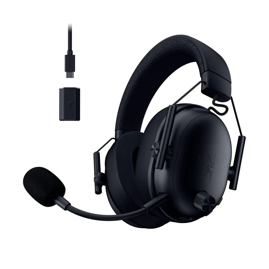 Гарнитура, Razer, BlackShark V3, RZ04-05410400-R3M1, Игровая гарнитура, Динамики 50 мм, THX Spatial Audio, 20 – 28000 Гц, 106 дБ, 32 Ом, Микрофон съём