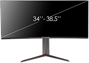 Мониторы с диагональю от 34" до 38.5" дюймов