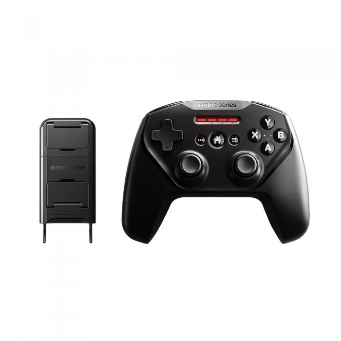 Геймпад, Steelseries, Nimbus +, 69089, Беспроводной, Держатель для iPhone, Магнитные кнопки-триггеры, Нажимаемые джойстики L3/R3, Bluetooth Wireless, 