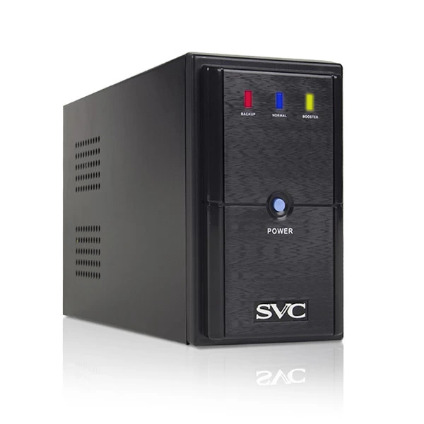 UPS, SVC, V-650-L, Диапазон работы AVR: 165-275В, AVR в режиме Booster: 138-292В, Бат,: 12В/7,5 Ач*1