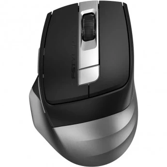 Мышь беспроводная A4tech Fstyler FB35C Stone Black (SMOKY GREY) Оптическая <BT+2.4GHz, Li-Battery>