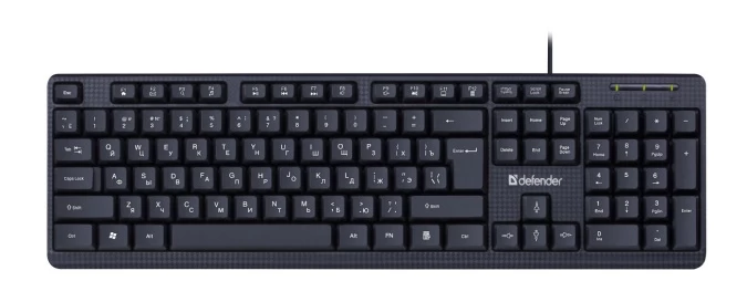 Клавиатура Defender Daily HB-162 RU черный