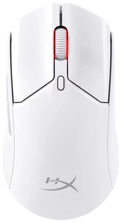 Компьютерная мышь, HyperX, 6N0A9AA, Pulsefire Haste 2 Wireless, Игровая, Оптическая 26000dpi, 650 IPS, 6 кнопок, Беспроводная, USB, Белы