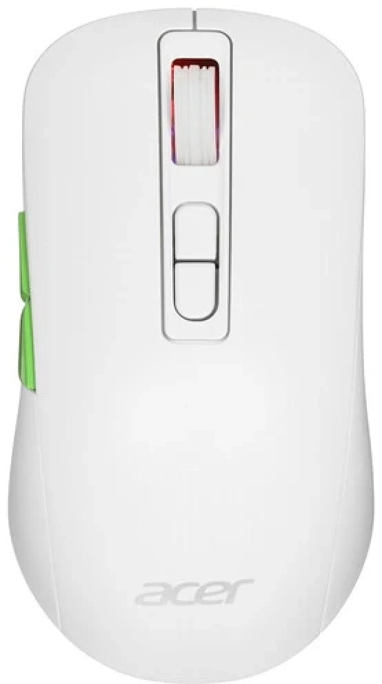 Мышь Acer OMR311 белый оптич. 2400dpi беспров. BT/Radio USB 7but (ZL.MCECC.034)