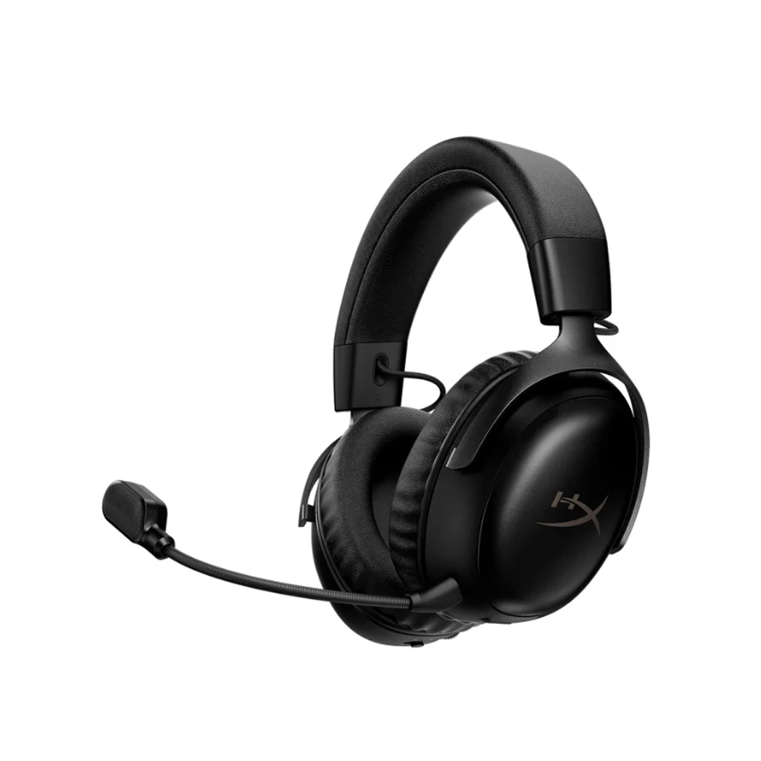 Гарнитура, HyperX, A59YZAA, Cloud III S Wireless, Микрофон съёмный гибкий, Динамики 53 мм, 64 Ом, 20-20000 гц, Беспроводные, Чёрный