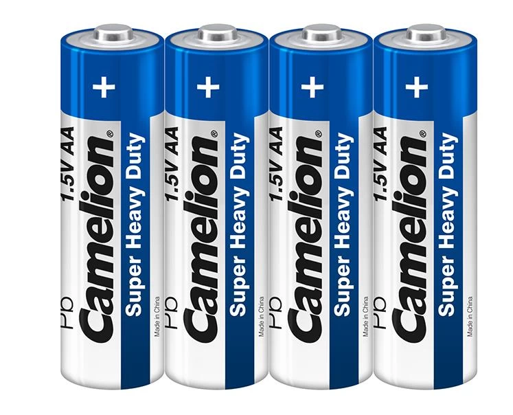Батарейка, CAMELION, R6P-SP4G, Super Heavy Duty, AA, 1.5V, 4 шт., Плёнка