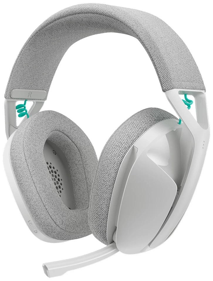 Беспроводные наушники Logitech G321 LIGHTSPEED белый 2025/ 981-001572/ Bluetooth, радиоканал/ 20000 Гц/ USB Type-A ресивер, документация, кабель USB 