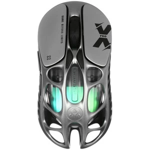 Мышь беспроводная/проводная GravaStar GS X PRO [GS X PRO_GRY_CN] серый/ RGB/ 32000 dpi/ PixArt PAW3950/ Частота опроса 8000 Гц/ 6972448923347