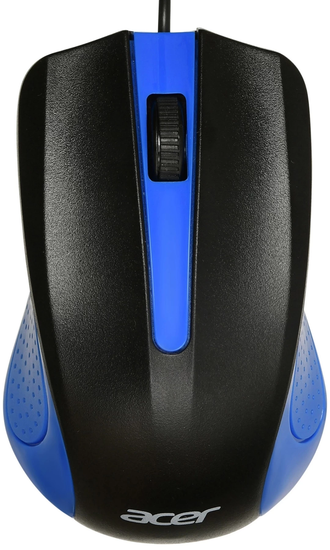 Мышь Acer OMW011 черный/синий оптич. 1200dpi USB 3but (ZL.MCEEE.002)