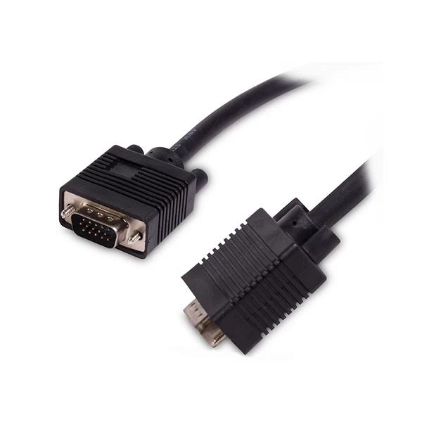Кабель, VGA iPower, VGA 15M/15M 3м, Чёрный
