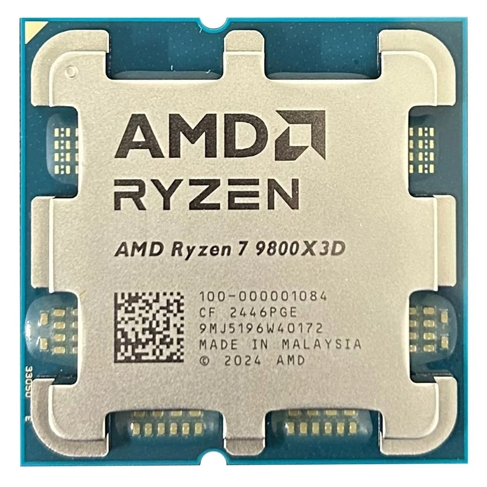 Процессор AMD Ryzen 7 9800X3D 4,7Гц (5,2ГГц Turbo) 8-ядер 16-потока, 8MB L2, 96MB L3, 120W, AM5 OEM