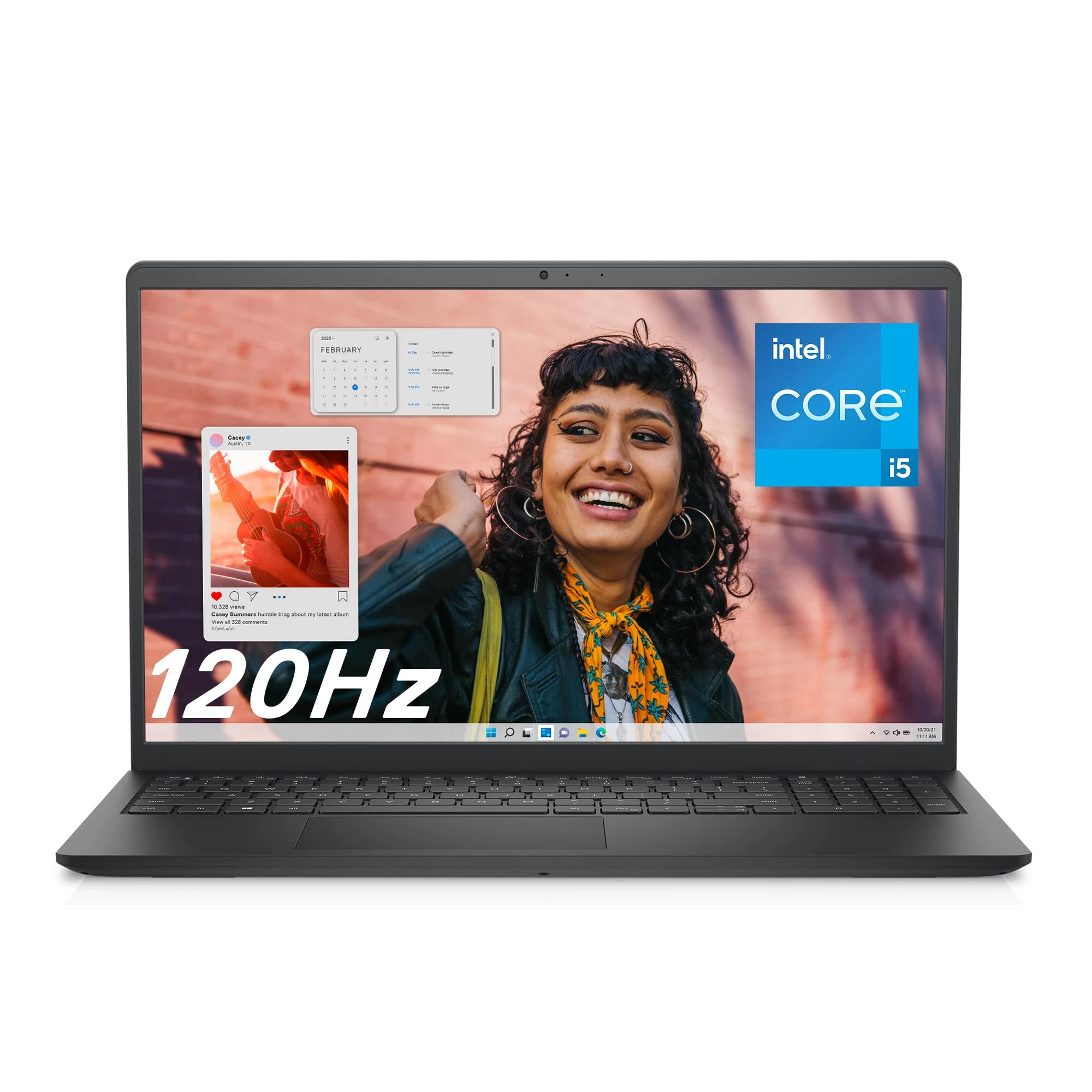 DELL Inspiron 15 3530/ i5-1334U/ 8 Gb/ 1 000 Gb NVMe/ UHD/ 15.6 FHD 120Гц/ Type-C/ Black
