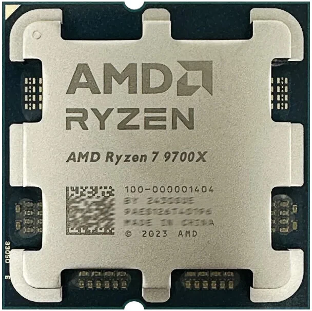 Процессор AMD Ryzen 7 9700X, oem ,CPU 3.8GHz (Granite Ridge, 5.5), 8C/16T, (100-000001404), 8/32MB, 65W, AM5,