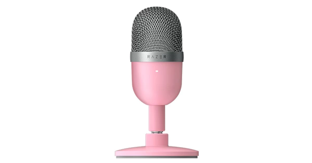 Микрофон, Razer, Seiren Mini, RZ19-03450200-R3M1, Конденсаторный, 110 дБ, 16 Ом, 20 - 20000Гц, Розовый