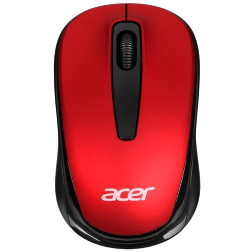 Мышь Acer OMR136 красный оптич. 1000dpi беспров. USB для ноутбука 3but (ZL.MCEEE.01J)