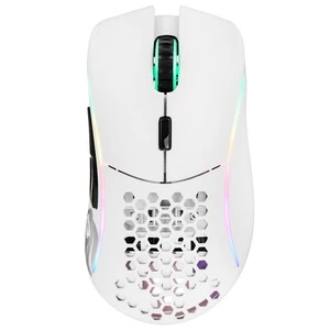Мышь Glorious, Model D Wireless, GLO-MS-DW-MW, Игровая, Оптическая, Беспроводная, Glorious BAMF Sensor, 19000 DPI, 400 IPS, 50G, 1000 Hz, RGB, 6 кнопо