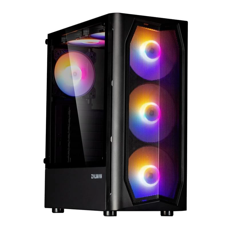 Корпус Zalman, N4 Rev.1, Mid Tower, ATX/mATX/Mini-ITX, USB 3.01/USB 2.02, HD Audio/Mic, 3*120/140 мм с RGB LED подсветкой, Высота процессорного кулера
