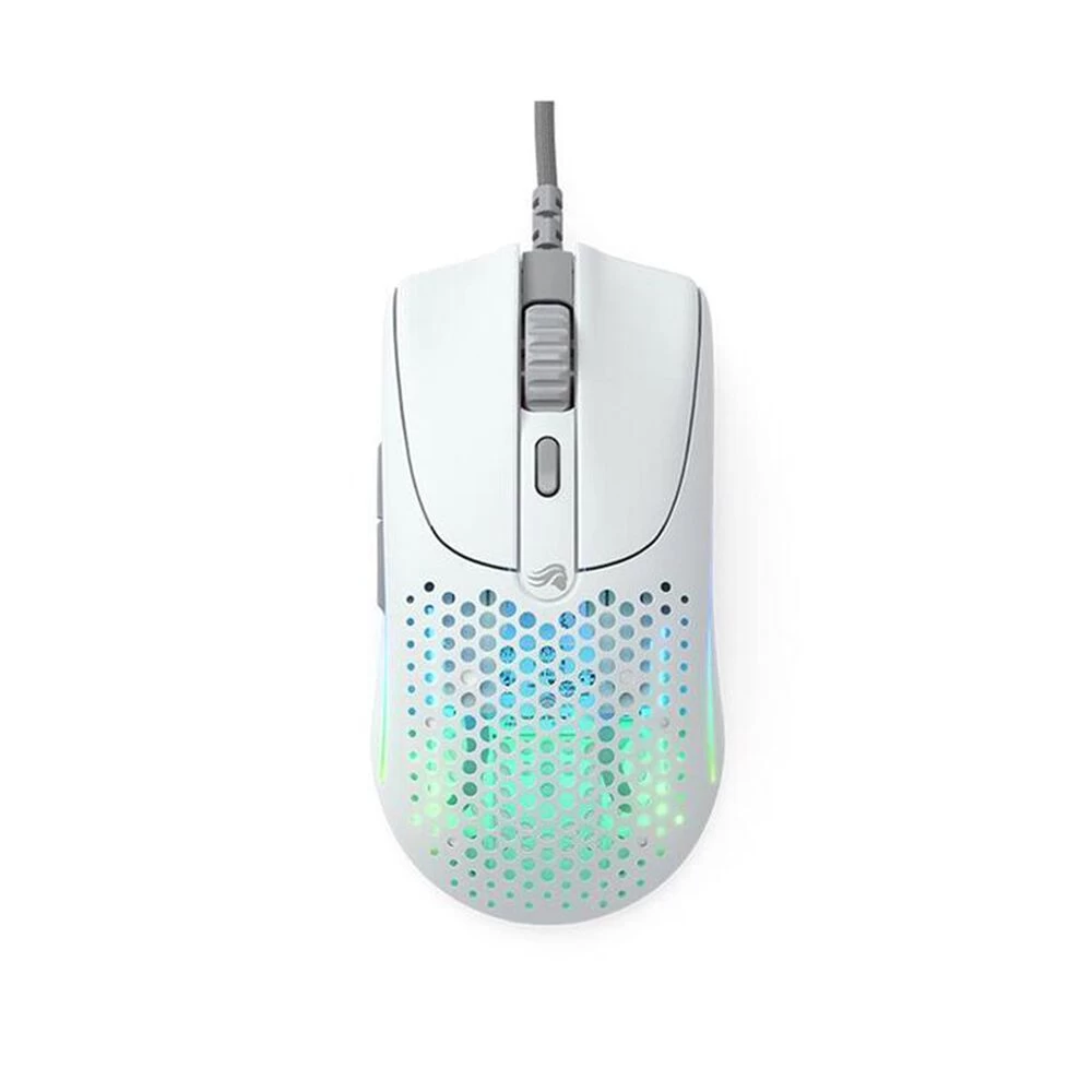 Мышь Glorious, Model O 2, GLO-MS-OV2-MW, Игровая, Оптическая, Проводная, Glorious BAMF 2.0 Sensor, 26000 DPI, 650 IPS, 50G, 1000 Hz, RGB, 6 кнопок, Дл
