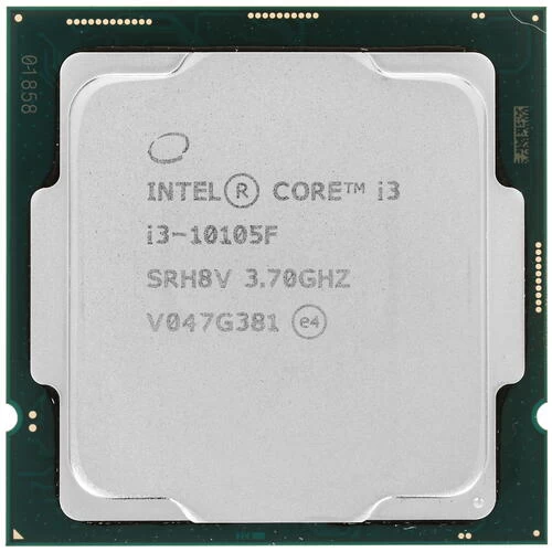 Процессор S-1200 Intel Сore i3-10105F 3,7GHz (4,4GHz) 6Mb 4/8 Core Comet Lake 65W FCLGA1200 Tray