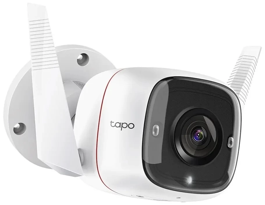 Наружная беспроводная облачная 3MP-камера, с возможностью ночной съемк Tapo TC65<Матрица 1/3.2, 3 Мп (2304 × 1296), F/NO: 2.2, фокусное расстояние: 3.