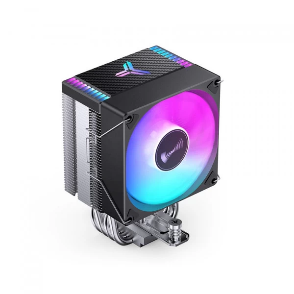 Кулер для процессора, Jonsbo, CR-1400 V2(ARGB), CR-1400 V2(ARGB) Black, INTEL LGA: 1700/1200/115X, AMD: AM4/AM5, 92мм, 800-2200 об/мин, 11.95-38.2CFM,