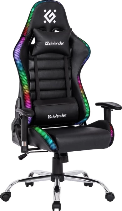 Игровое кресло Defender Ultimate (L) RGB, черны