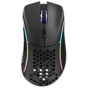 Мышь Glorious, Model D Wireless, GLO-MS-DW-MB, Игровая, Оптическая, Беспроводная, Glorious BAMF Sensor, 19000 DPI, 400 IPS, 50G, 1000 Hz, RGB, 6 кнопо
