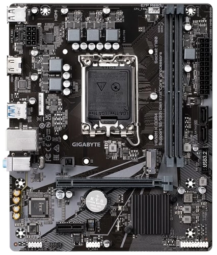 Мат.плата Gigabyte H610M K DDR4, Socket1700, MATX, iH610 (HDMI), 2DDR4, PCIx16, PCIx1