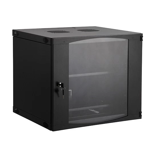 Шкаф серверный, SHIP, EW5412.100, EW серия, 19'' 12U, 540*450*593 мм, Ш*Г*В, IP20, Чёрный