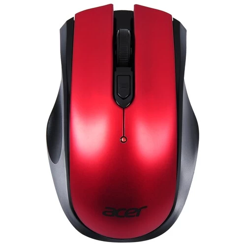 Мышь Acer OMR032 черный/красный оптич. 1600dpi беспров. USB 4but (ZL.MCEEE.009)